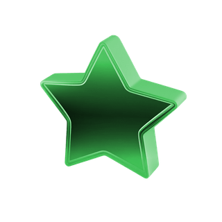 Star rating indicator showing user scores for a trusted crypto platform